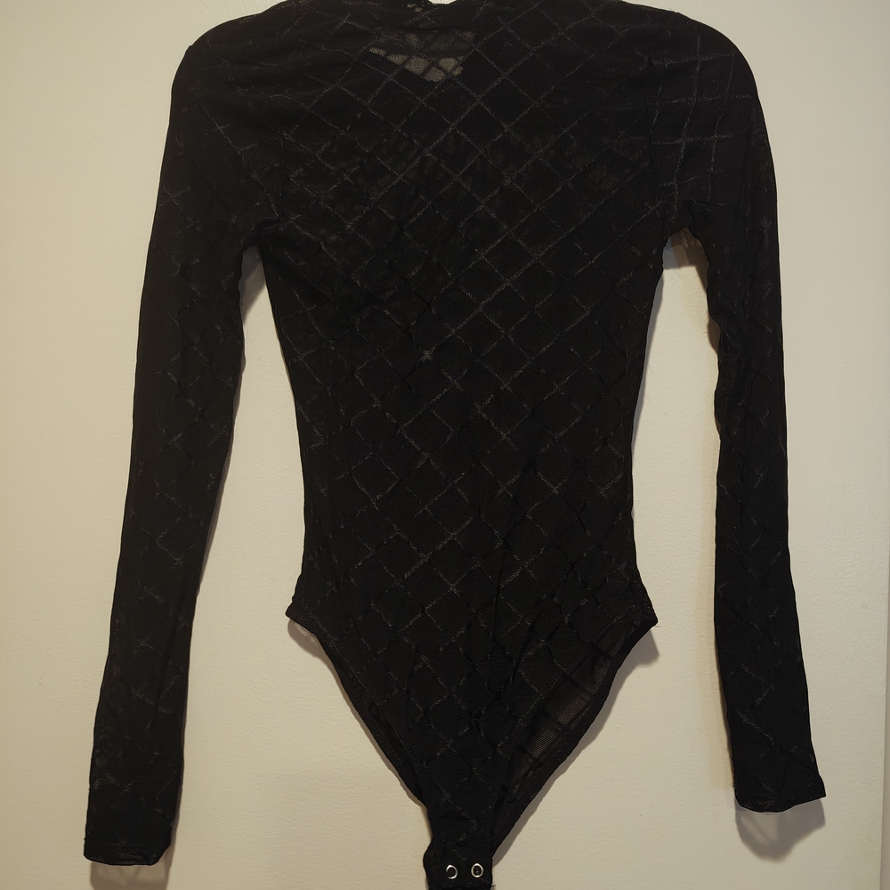 Black Long Sleeve Bodysuit